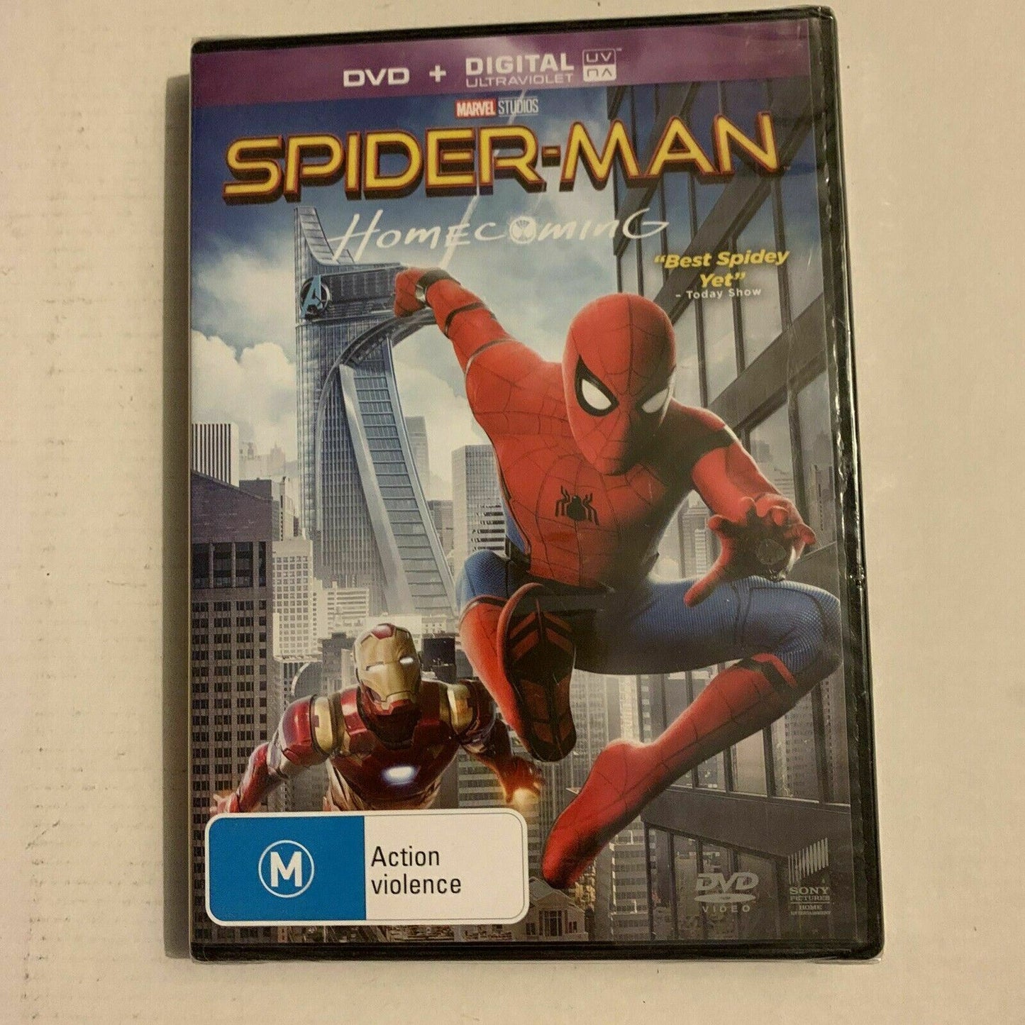 *New Sealed* Spider-Man - Homecoming (DVD, 2017) Tom Holland - Region 4,2,5