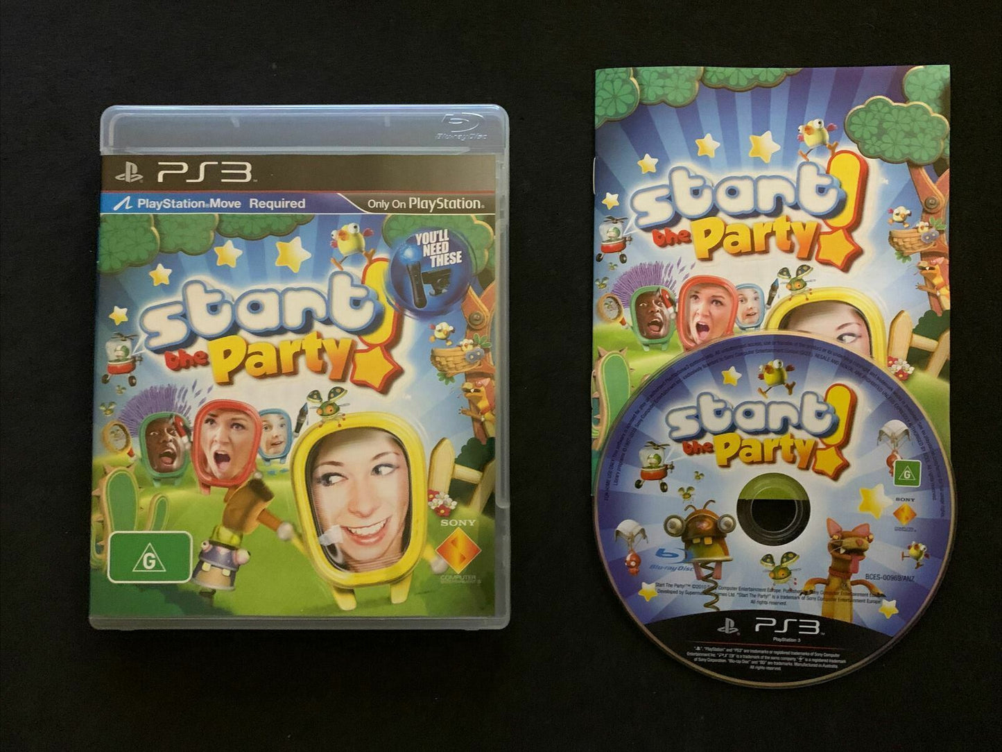 Start The Party! Sony PS3 with Manual