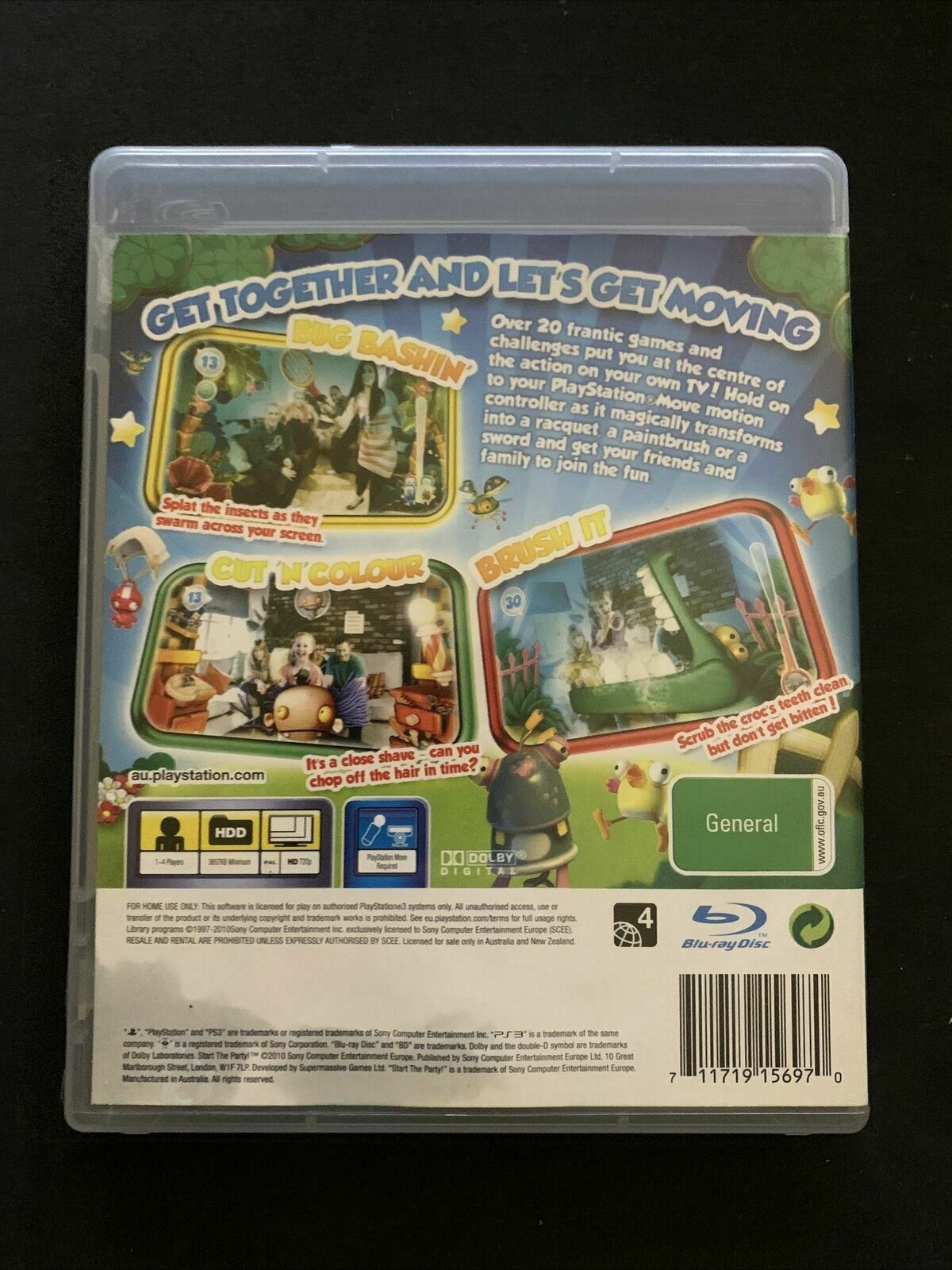 Start The Party! Sony PS3 with Manual