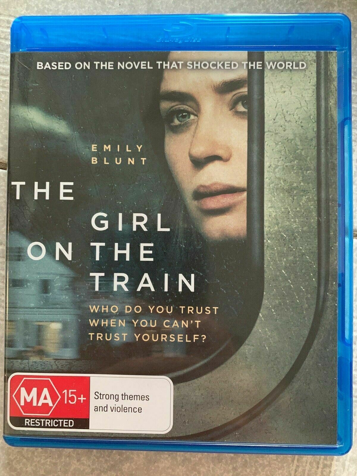The Girl On The Train (Blu-ray, 2017) Region B. Emily Blunt, Haley Bennett