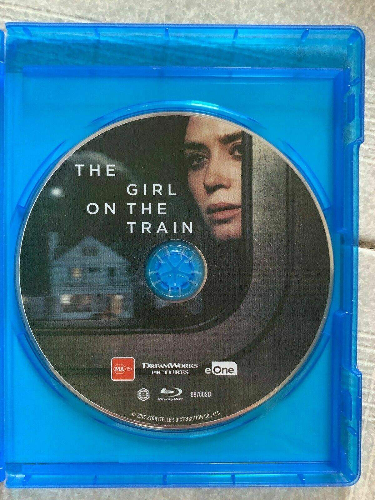 The Girl On The Train (Blu-ray, 2017) Region B. Emily Blunt, Haley Bennett