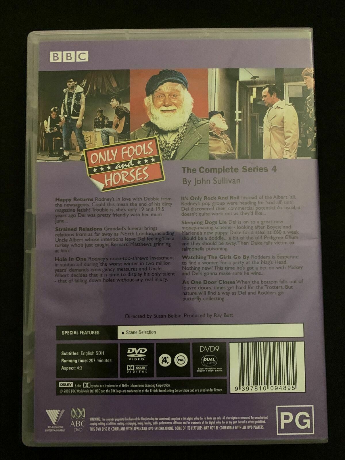 Only Fools And Horses : Series 4 (DVD, 1981) BBC Comedy Series - Region 4