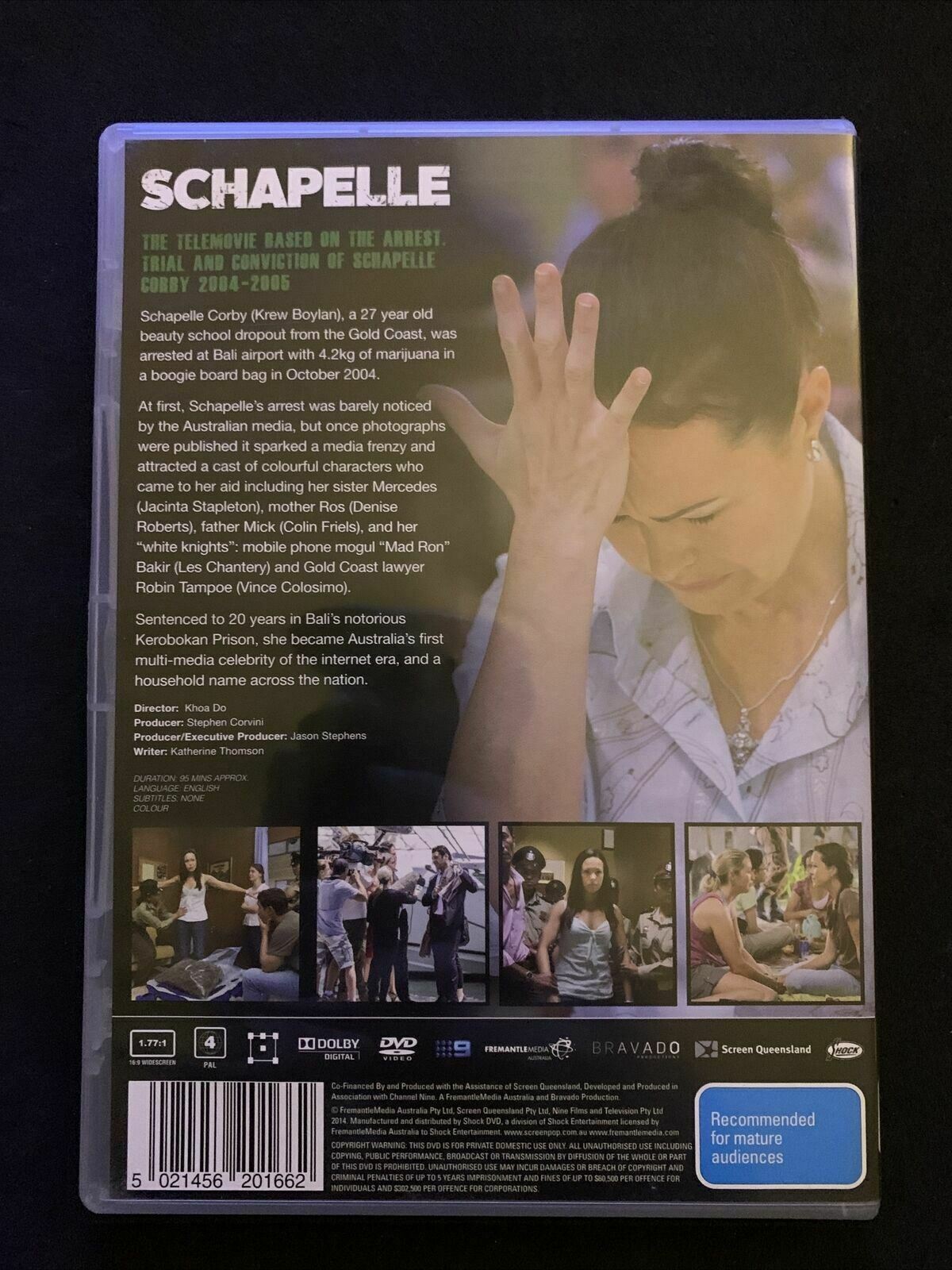 Schapelle (DVD, 2014) Krew Boylan, Colin Friels. Region 4