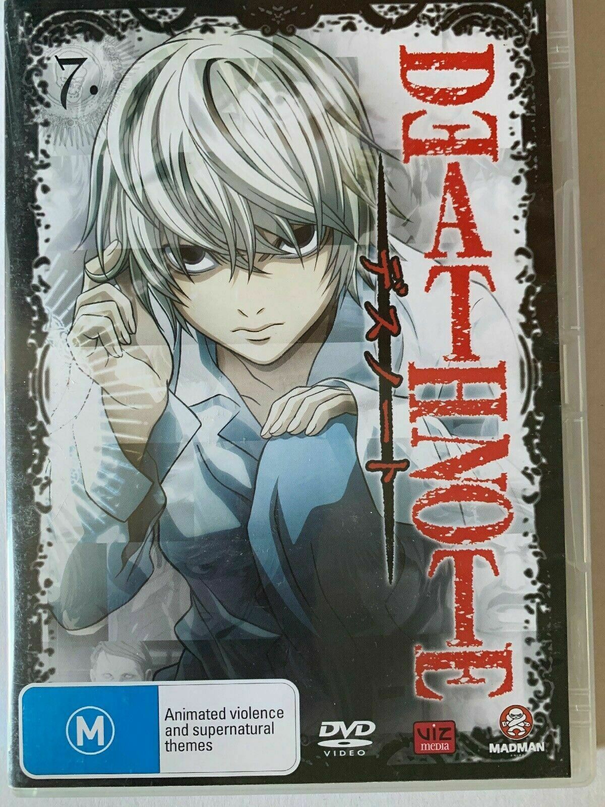 Death Note Volume 1-8 DVD Set Region 4 Madman