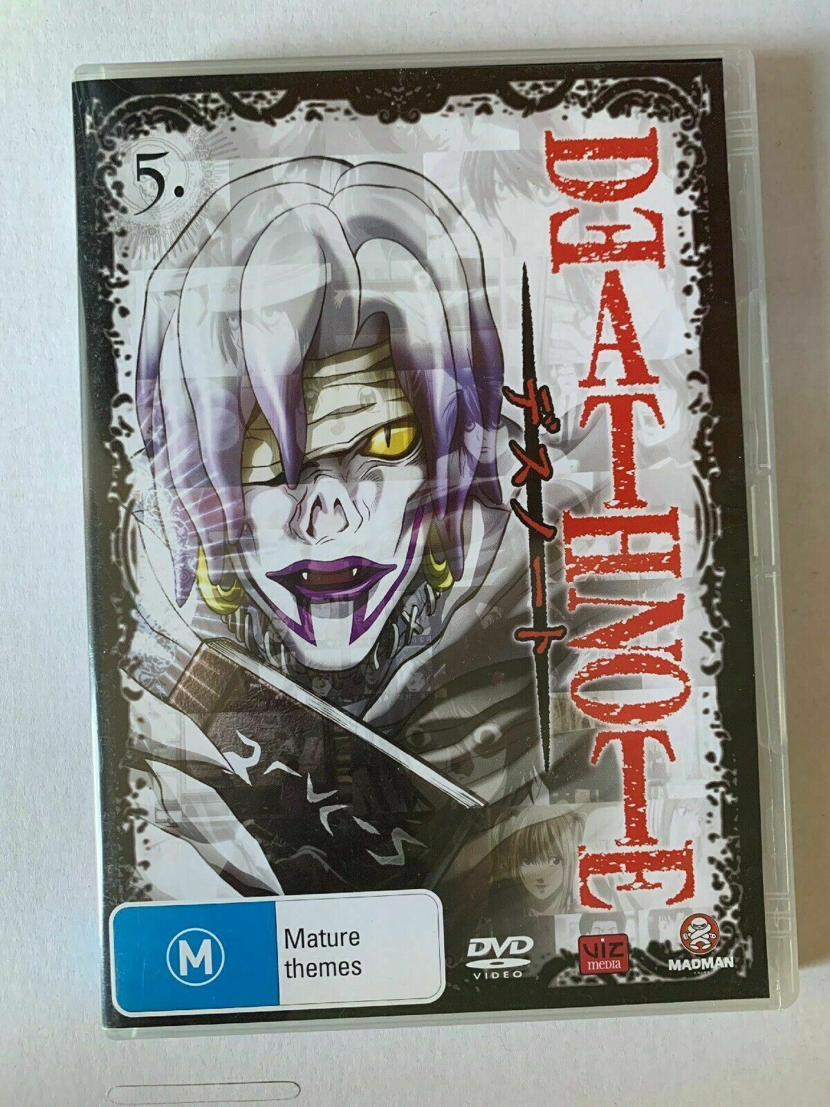 Death Note Volume 1-8 DVD Set Region 4 Madman