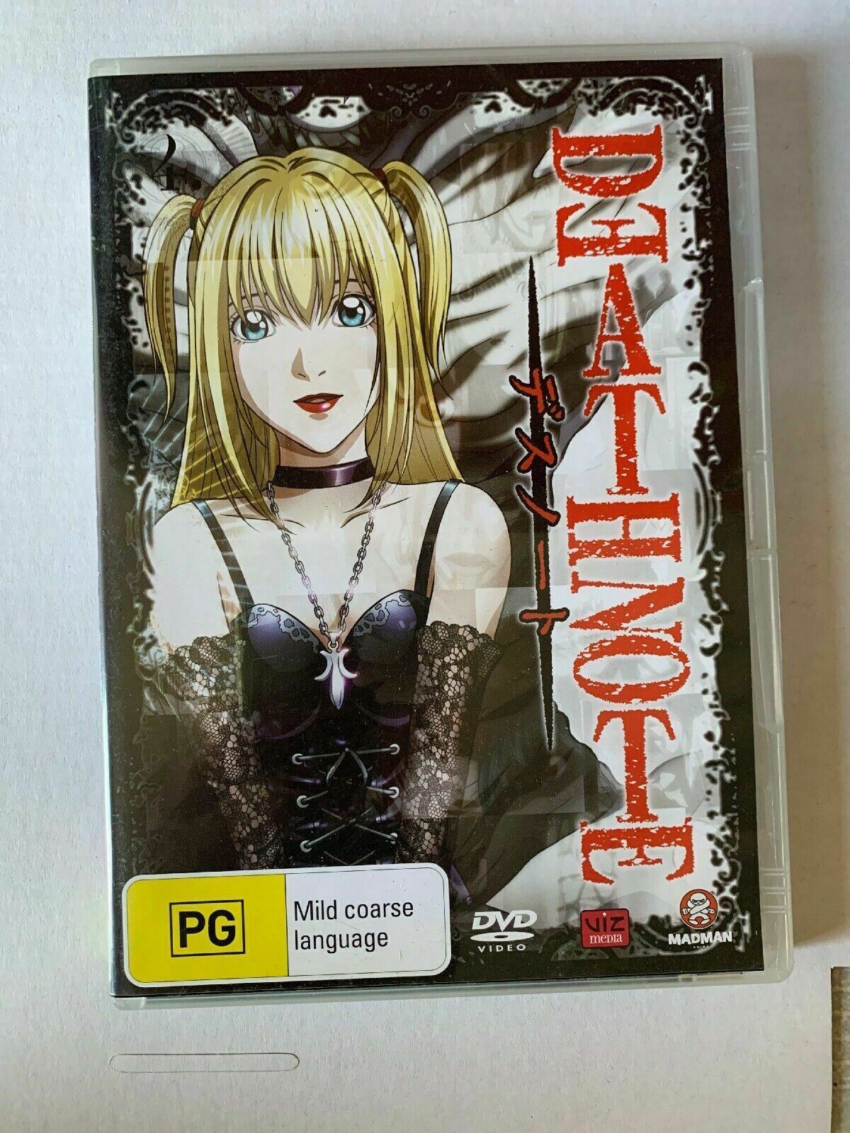 Death Note Volume 1-8 DVD Set Region 4 Madman