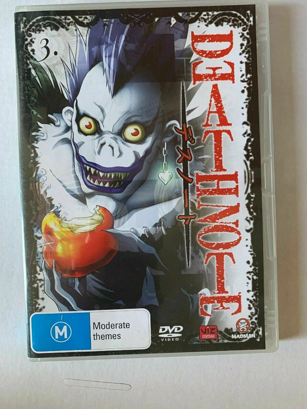 Death Note Volume 1-8 DVD Set Region 4 Madman