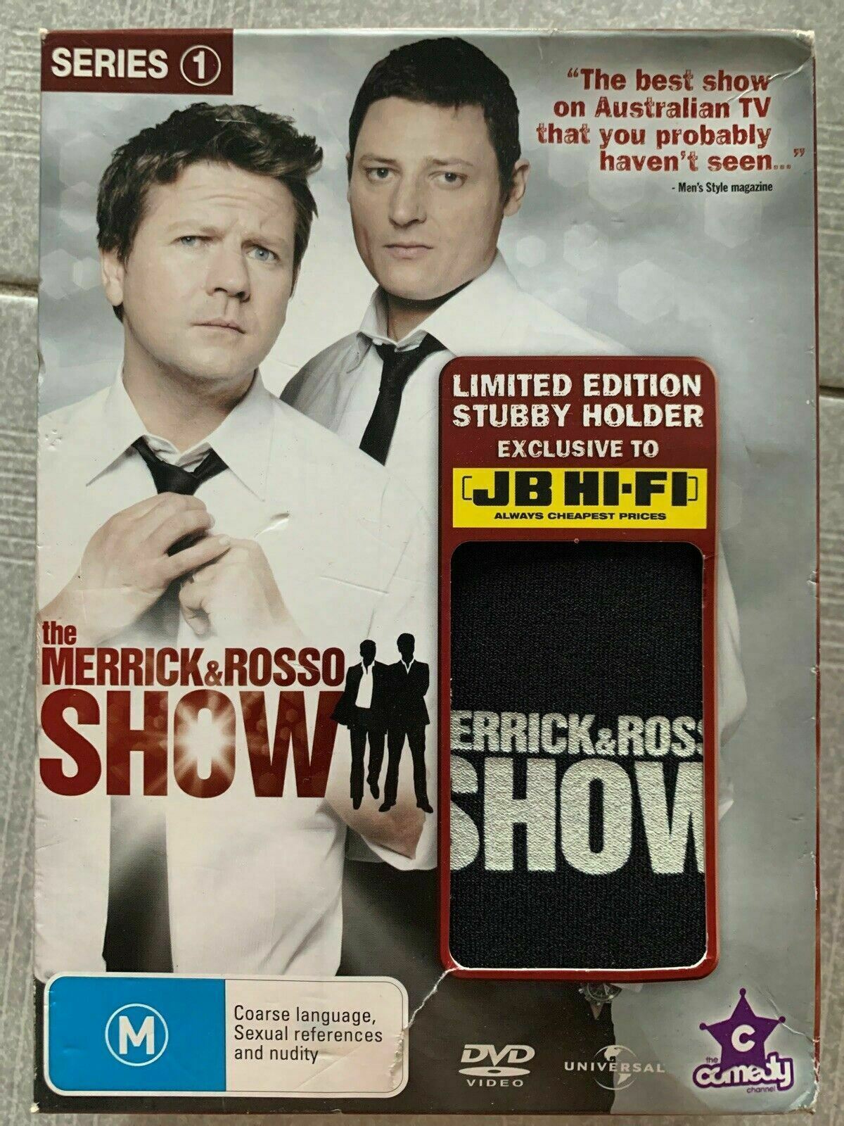 The Merrick & Rosso Show : Series 1 Limited Edition DVD With Stubby Holder