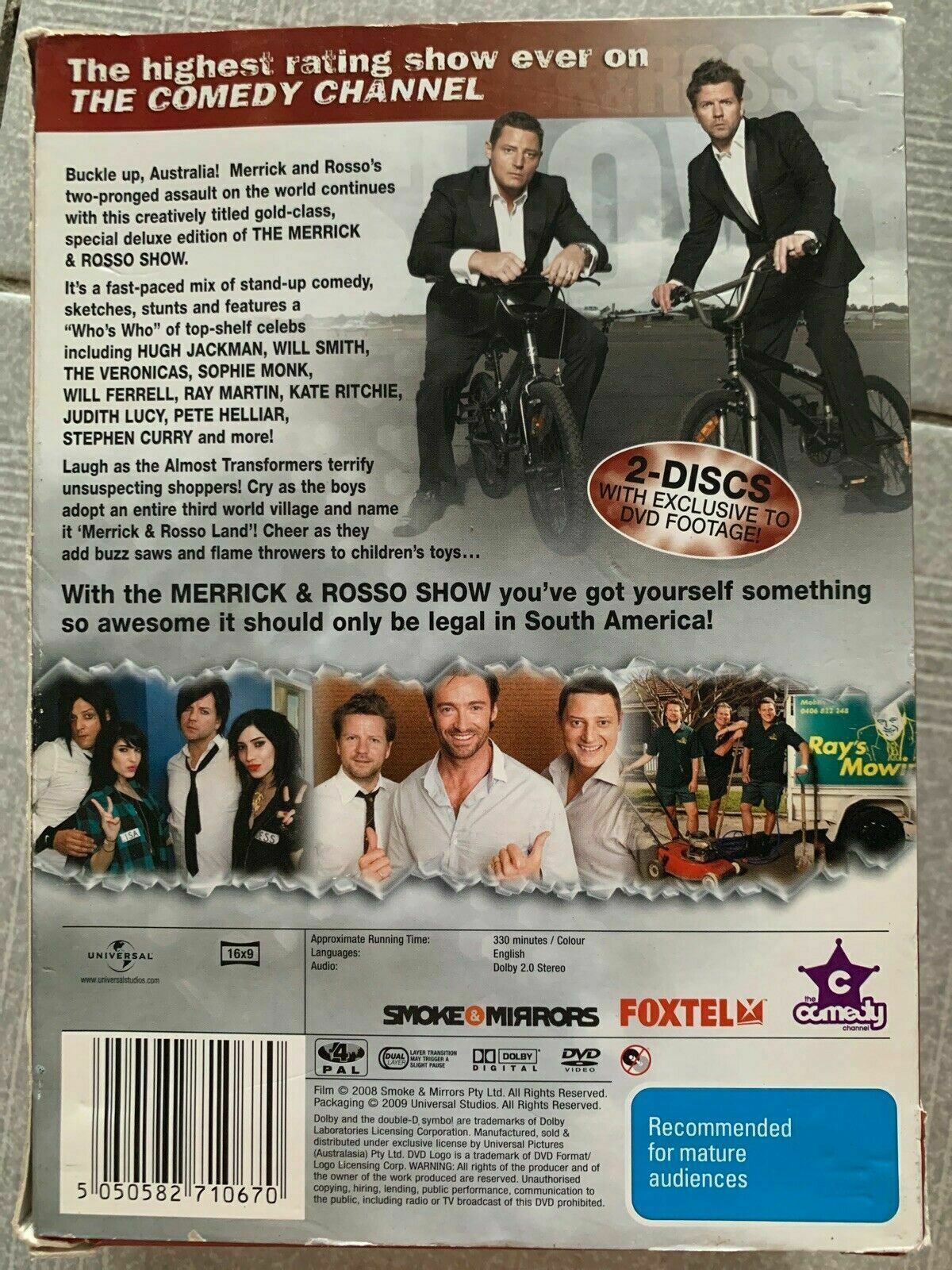 The Merrick & Rosso Show : Series 1 Limited Edition DVD With Stubby Holder