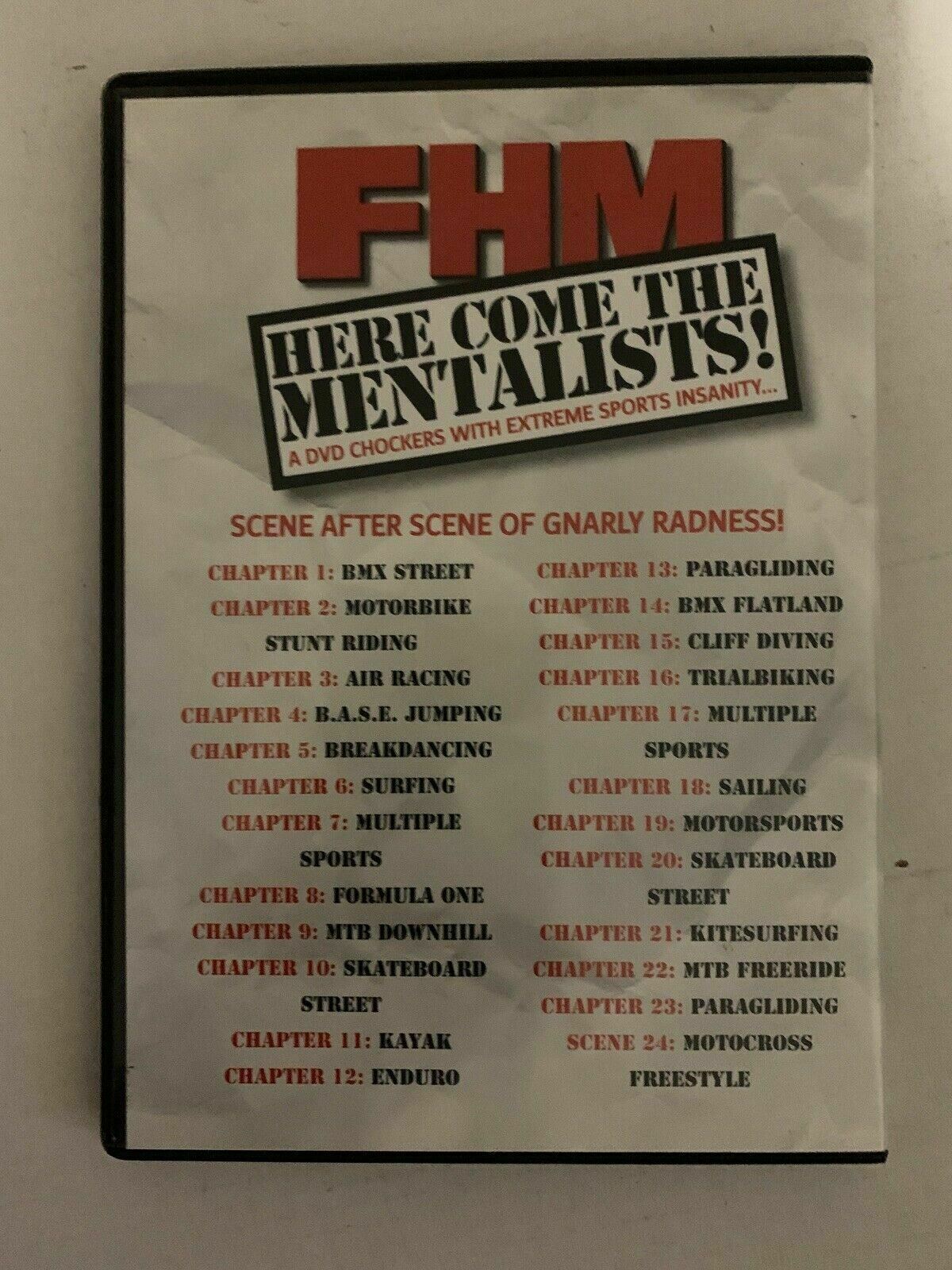 FHM - Here Come The Mentalists! Volume One DVD Extreme Sports
