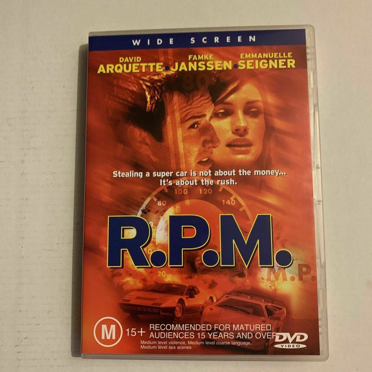 R.P.M. (DVD, 1998) David Arquette, Emmanuelle Seigner, Famke Janssen