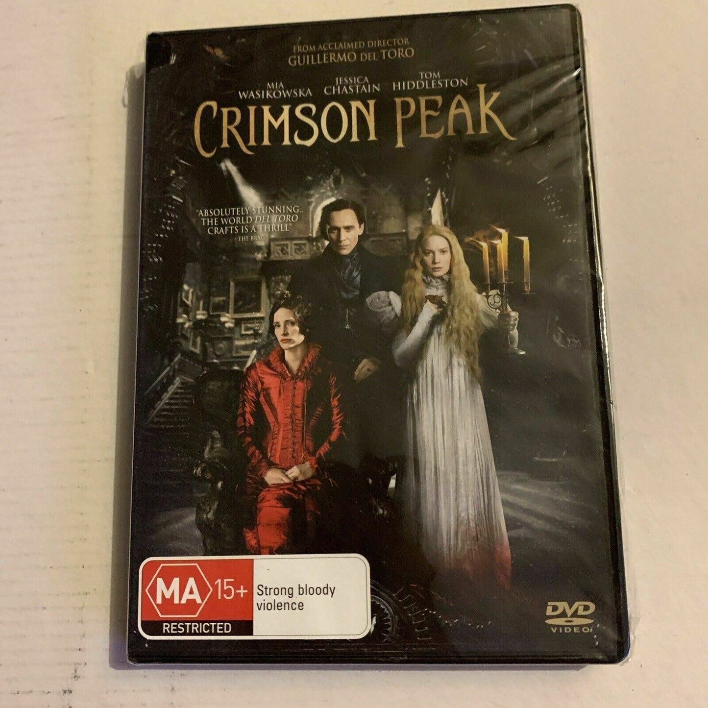 *New Sealed* Crimson Peak (DVD, 2015) Guillermo Del Toro. Region 4,2,5