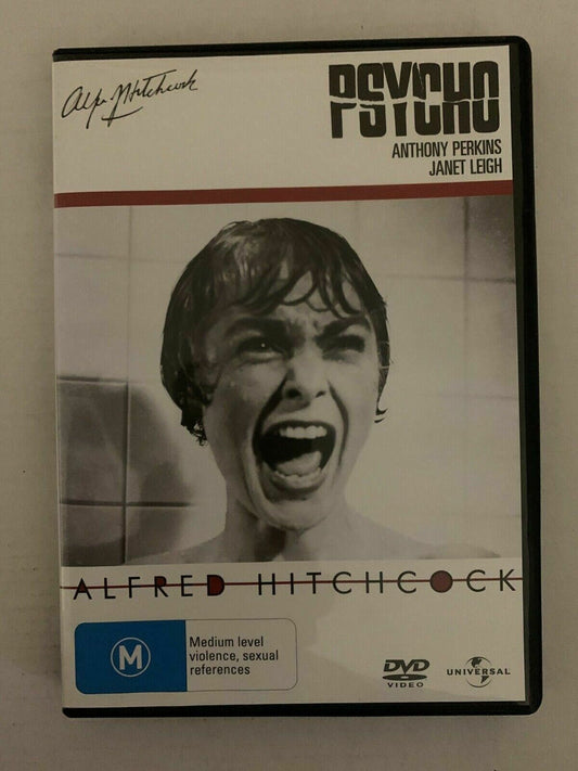 Psycho (DVD, 1960) Alfred Hitchcock, Janet Leigh Region 4, 2