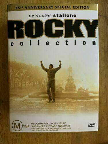 Rocky 1 2 3 4 5 (DVD, 2003, 5-Disc Set) 25th Anniversary Special Edition