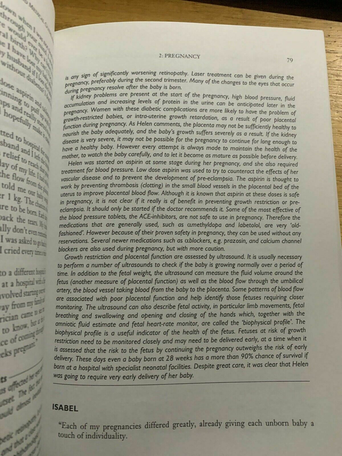 DIABETES & PREGNANCY : Women's Experiences & Medical Guidelines 2000