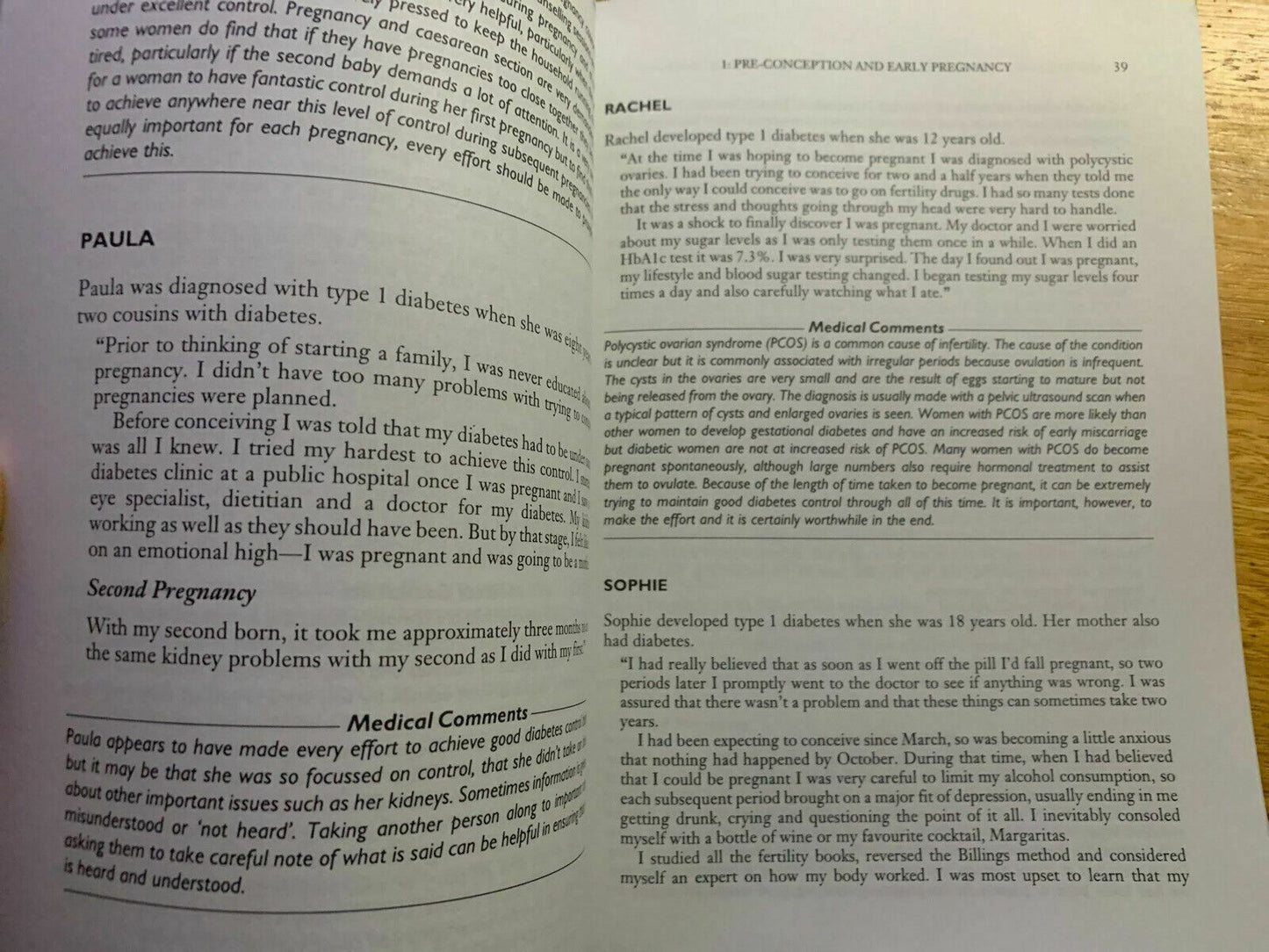 DIABETES & PREGNANCY : Women's Experiences & Medical Guidelines 2000
