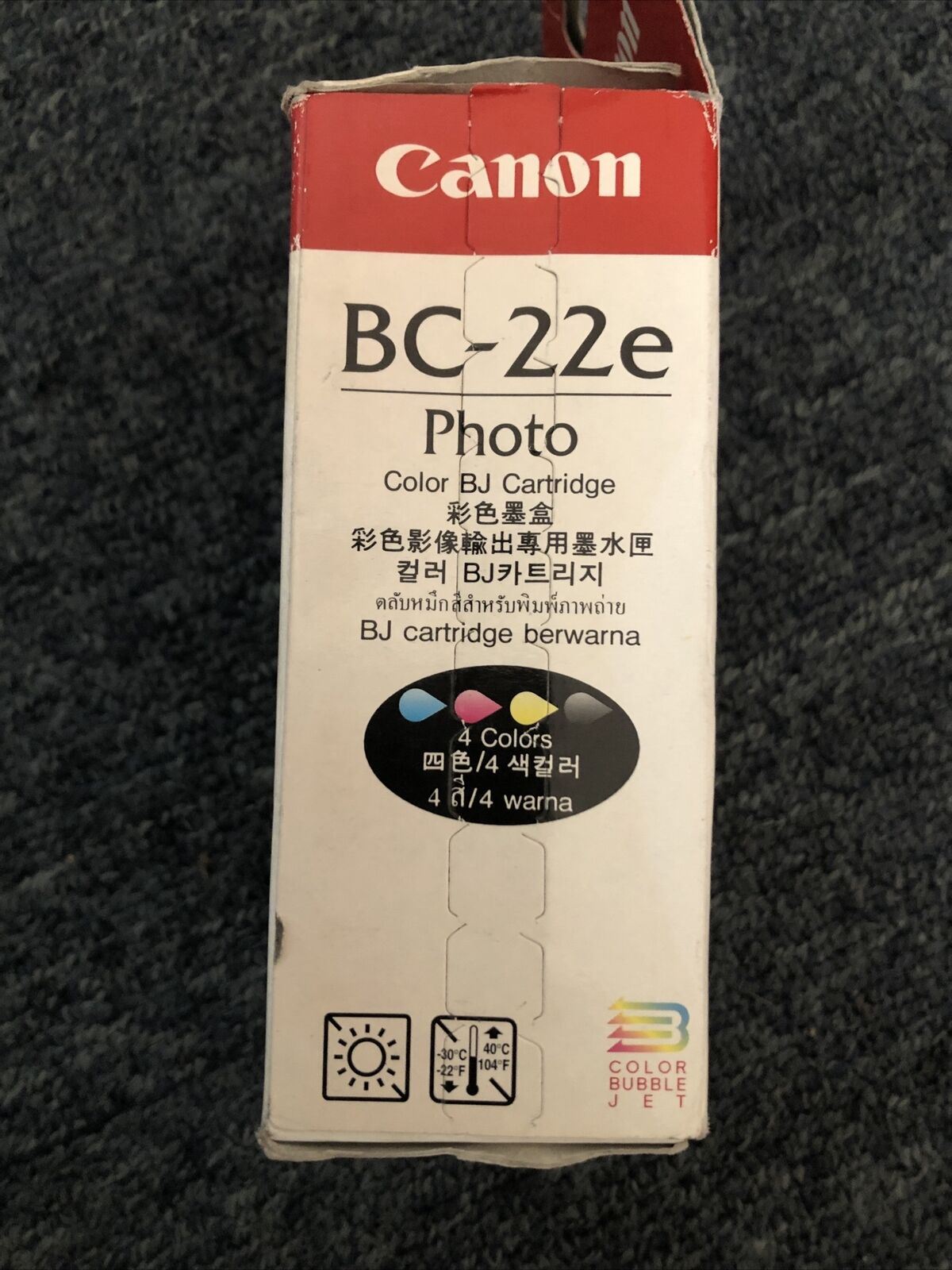 Canon BC-22E Cartridge to suit BJC-4200 series/4300/4550/4650 4 colours