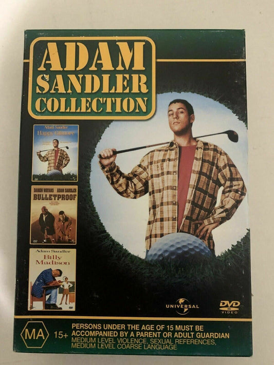 Adam Sandler Collection: Happy Gilmore, Bulletproof, Billy Madison DVD Region 4