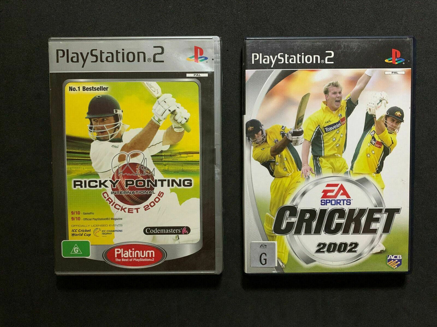 Ricky Pointing Cricket 2005 & EA Cricket 2002 - Sony PlayStation 2 PS2  Manual