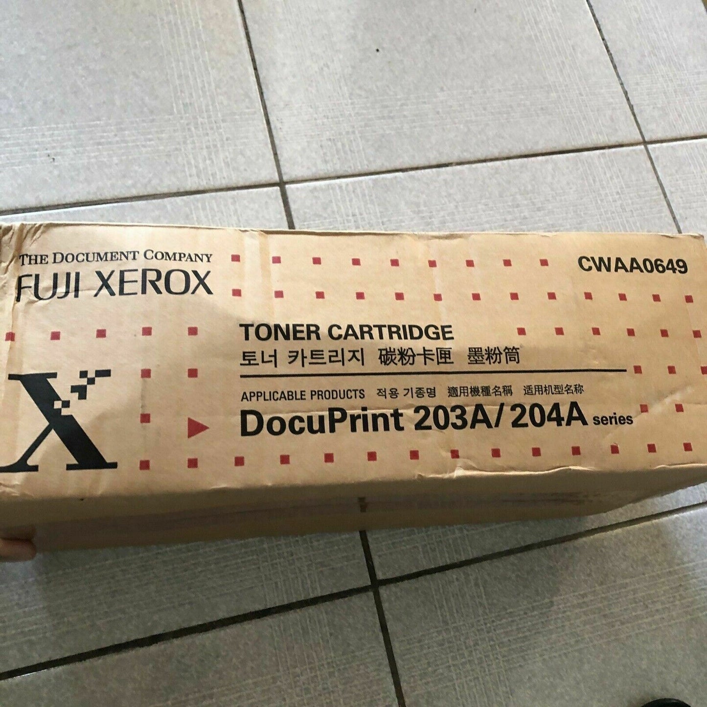 Genuine Fuji Xerox Toner Cartridge CWAA0649 Docuprint 203A/204A - 2500 Pages