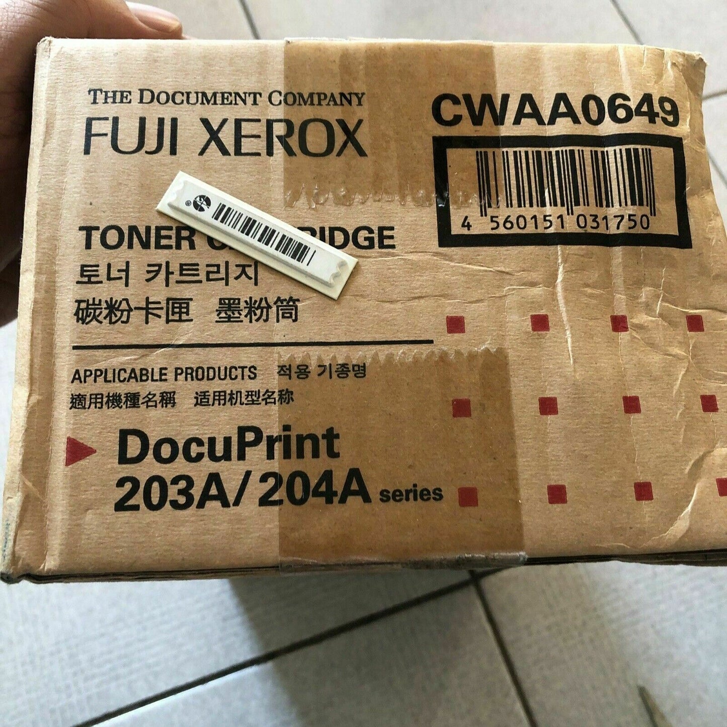 Genuine Fuji Xerox Toner Cartridge CWAA0649 Docuprint 203A/204A - 2500 Pages
