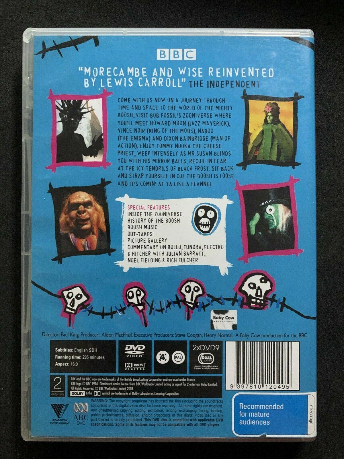 Mighty Boosh : Series 1 & 2 (DVD) Julian Barratt, Noel Fielding. Region 4