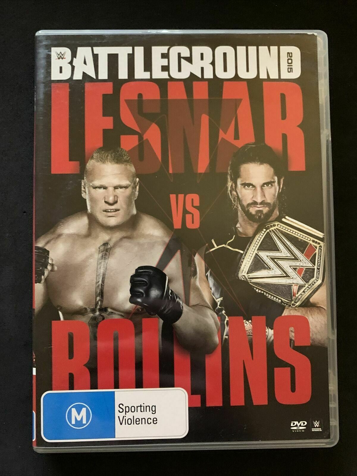 WWE - Battleground 2015 Lesnar Vs Rollins DVD Region 4