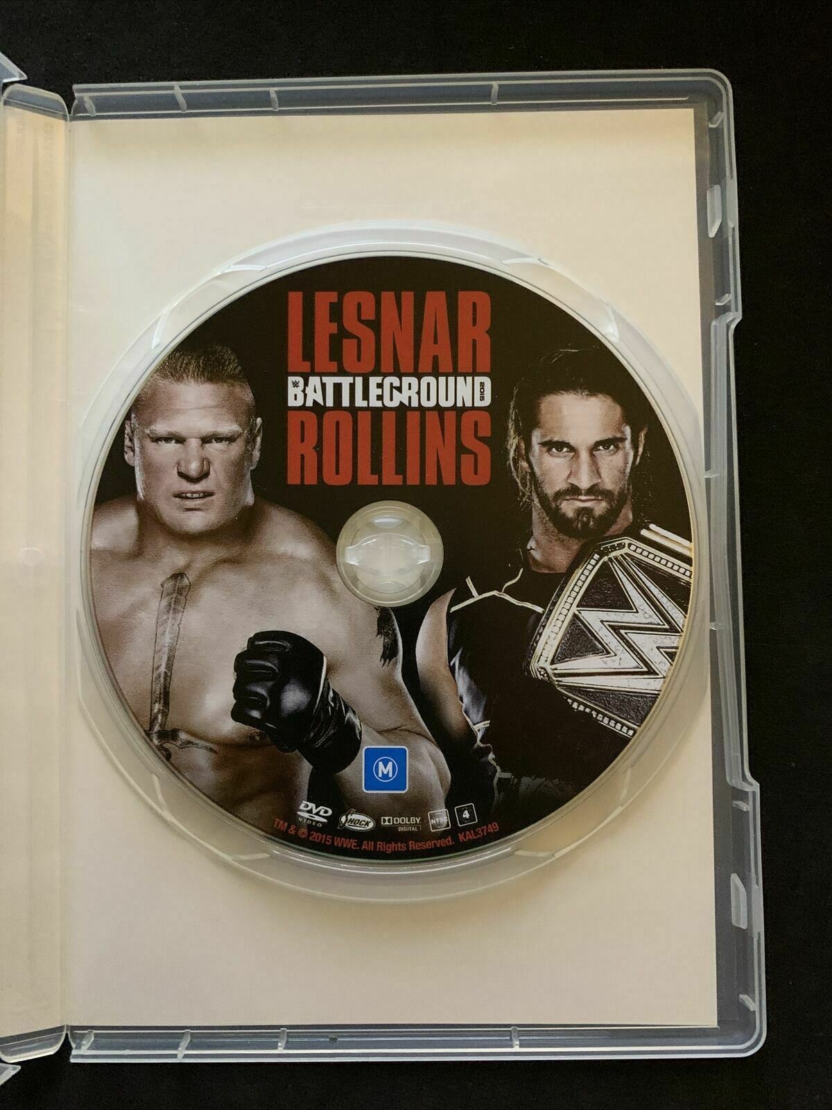 WWE - Battleground 2015 Lesnar Vs Rollins DVD Region 4