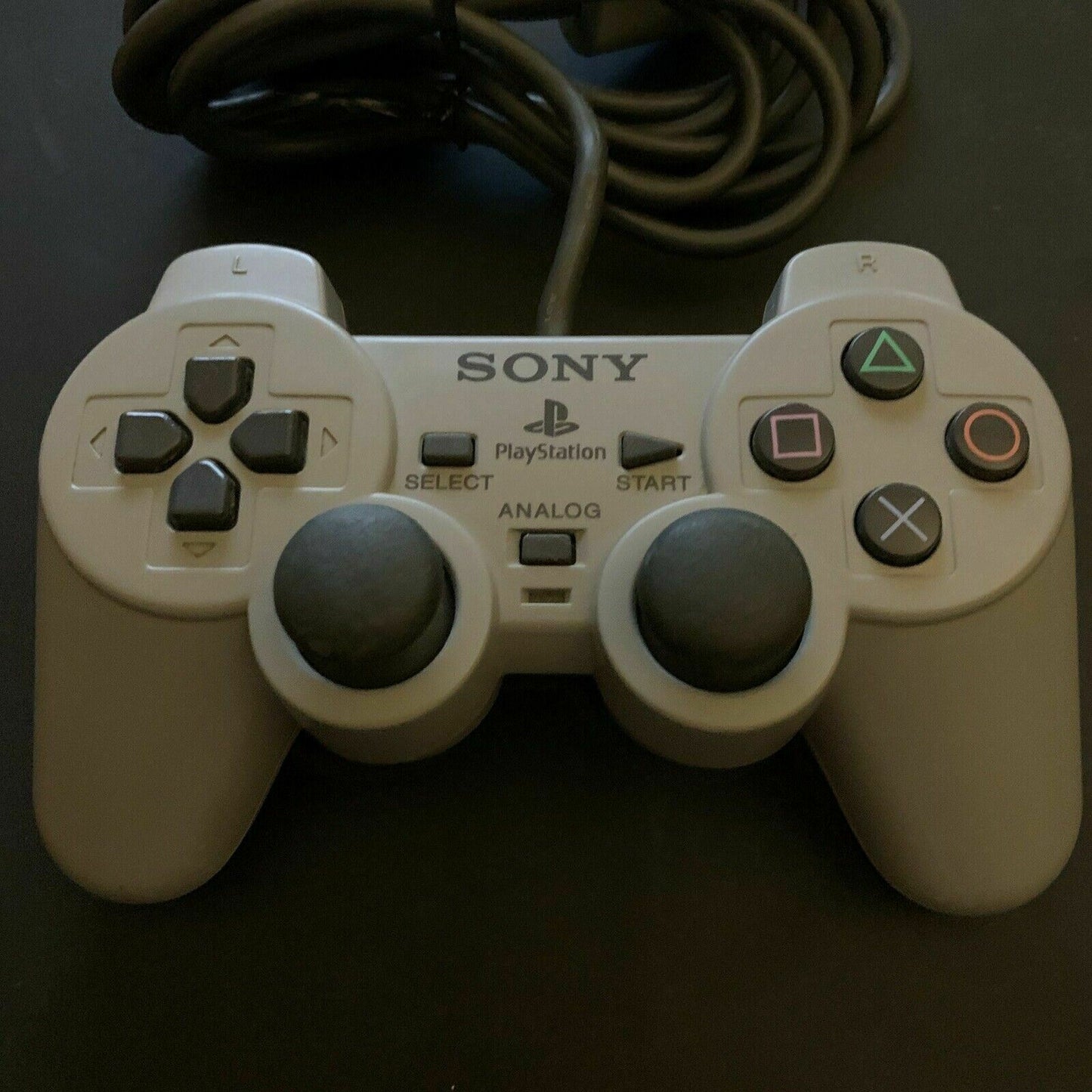 Genuine Sony PlayStation 2 CONTROLLER Grey Analog Dual Shock PS1 PS2  SCPH-1200
