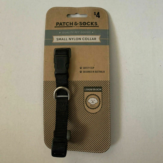 Patch & Socks - Small Nylon Collar 1.5x28/39.5cm