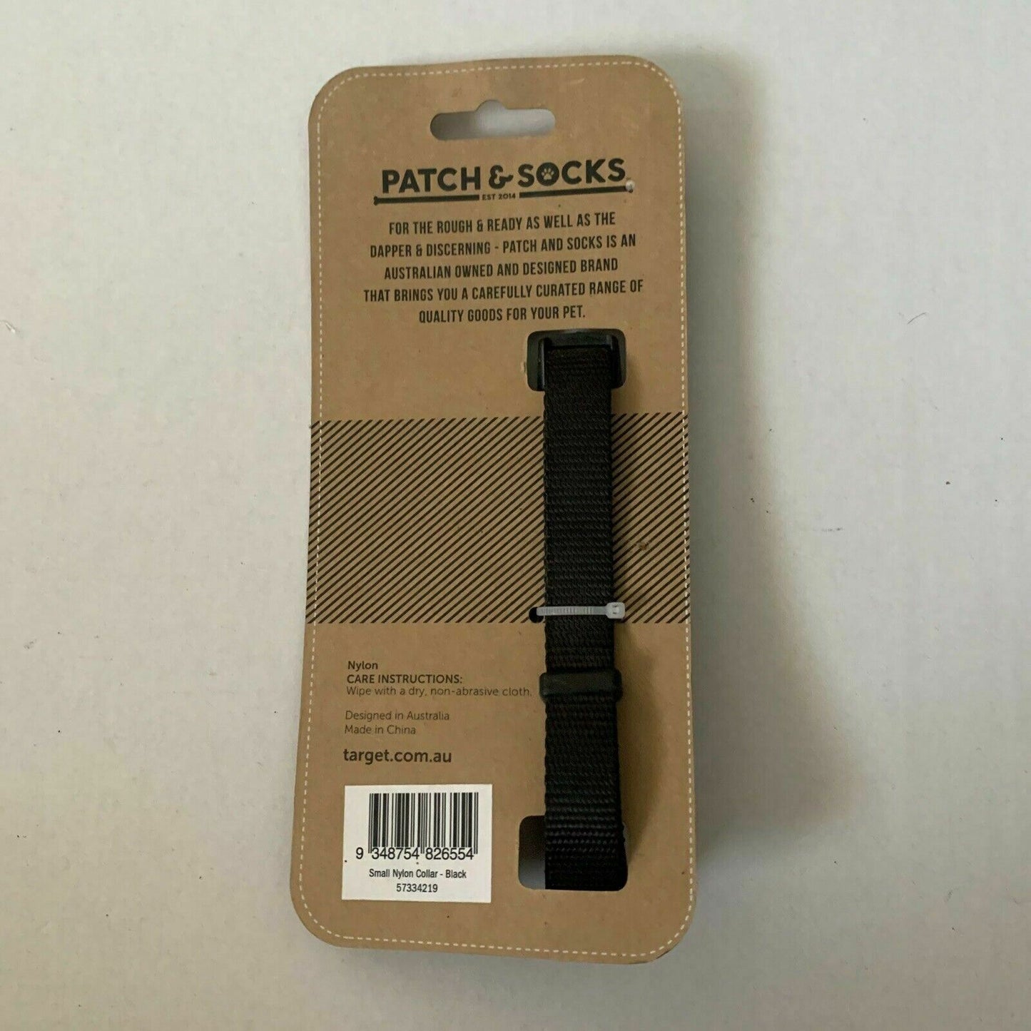 Patch & Socks - Small Nylon Collar 1.5x28/39.5cm