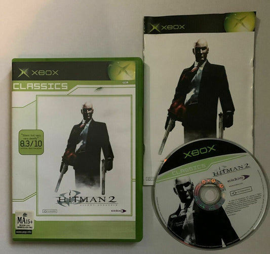 Hitman 2: Silent Assassin Microsoft Xbox Original PAL Game Complete