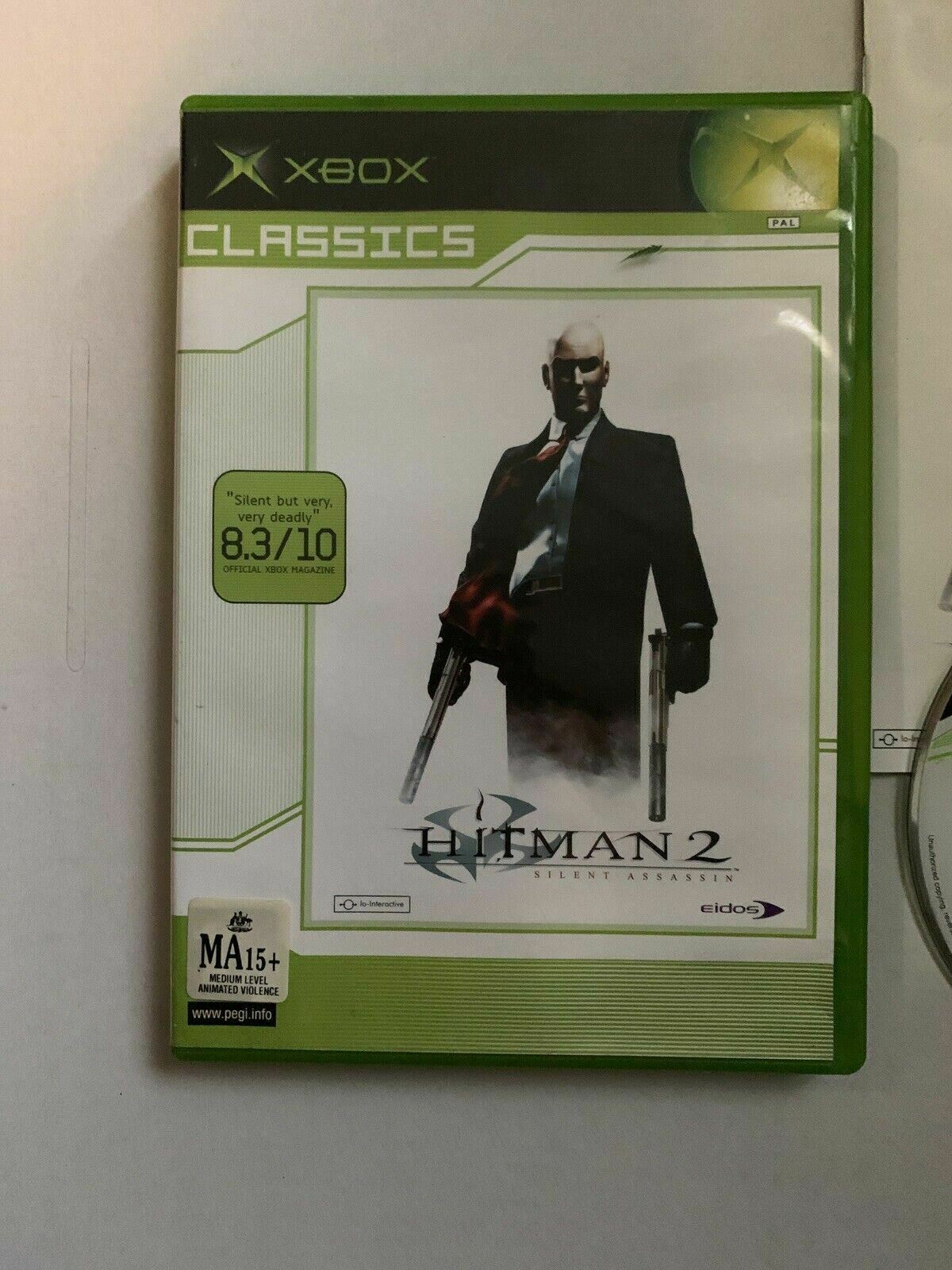 Hitman 2: Silent Assassin Microsoft Xbox Original PAL Game Complete