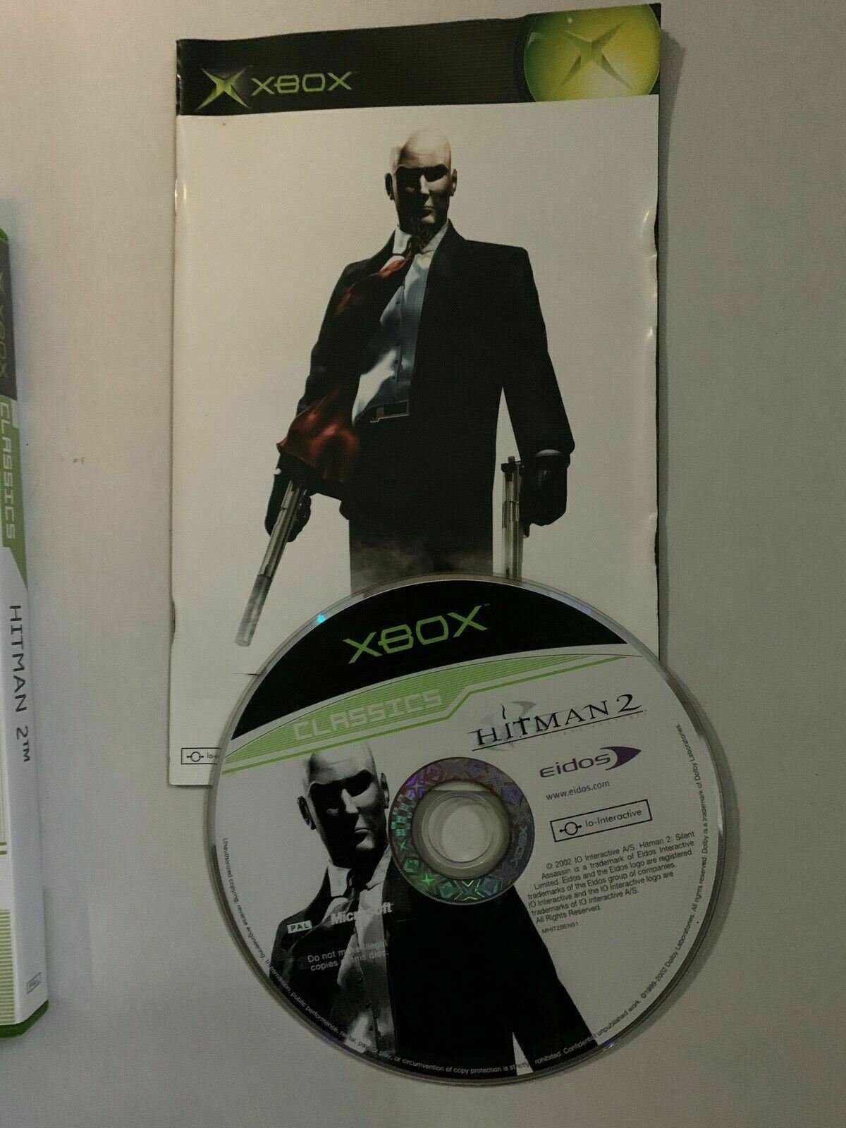 Hitman 2: Silent Assassin Microsoft Xbox Original PAL Game Complete