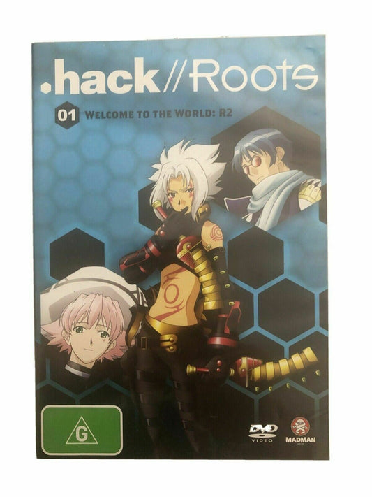 Hack Roots : Vol 1 (DVD, 2007) Welcome To The World: R2 - Region 4 Anime Madman