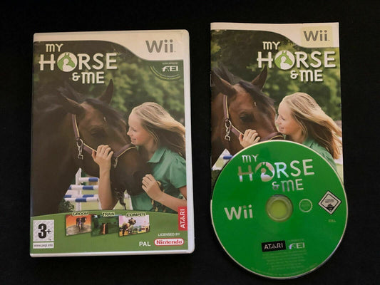 My Horse & Me - Nintendo Wii PAL Game (Sports: Horse Racing) with Manual