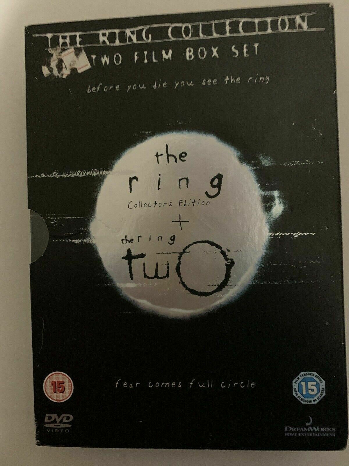 The Ring 1 & The Ring 2 - Collectors Edition (DVD, 2005) Region 4,2 Naomi Watts