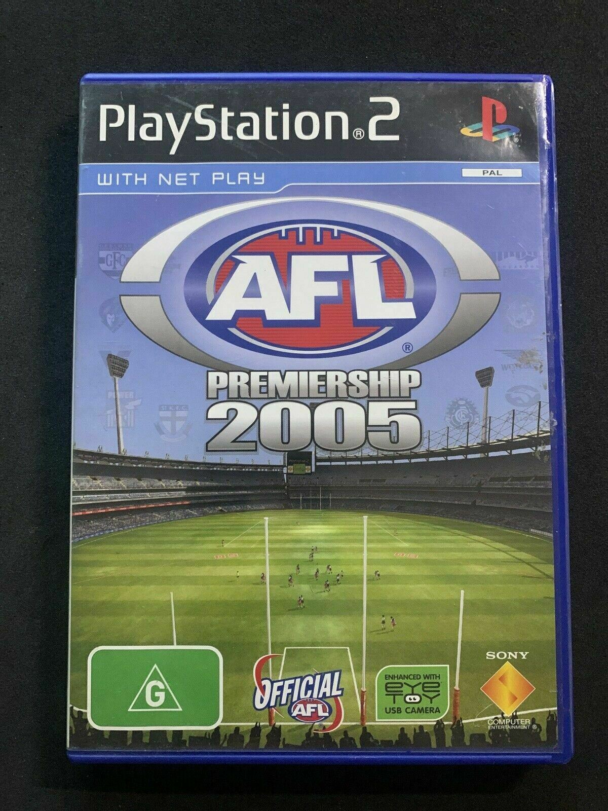 AFL Premiership 2005 (Sony PlayStation 2, 2005) PS2 PAL Game with Manual