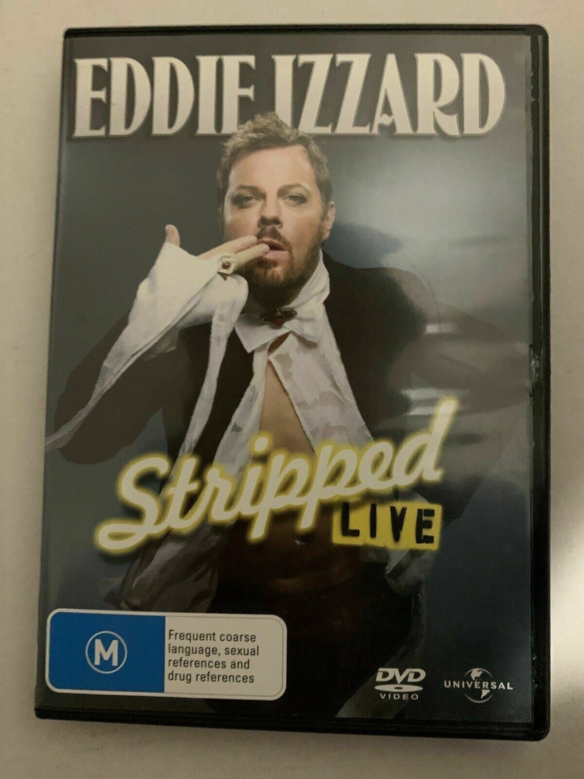 2x Eddie Izzard - Stripped Live + Definite Article (DVD, 2009) Region 4,2