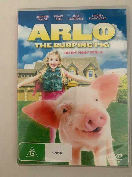 Arlo - The Burping Pig (DVD, 2017) Region 4 - Drake Bell, Joey Lawrence, Jennife