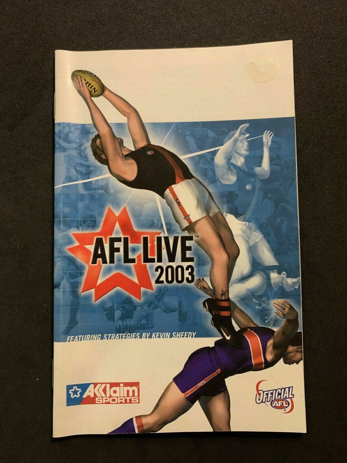 AFL Live 2003 - PlayStation 2 PS2 Aussie Rules Football PAL Game with Manual
