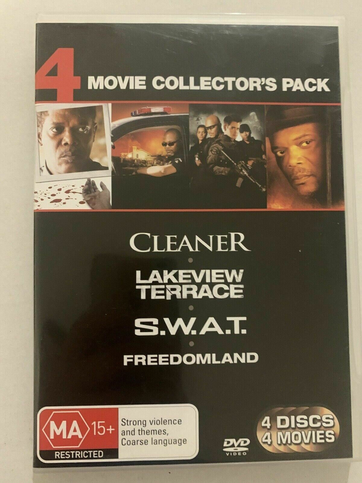 Sameul L Jackson: Cleaner / Lakeview Terrace / S.W.A.T / Freedomland DVD Region4