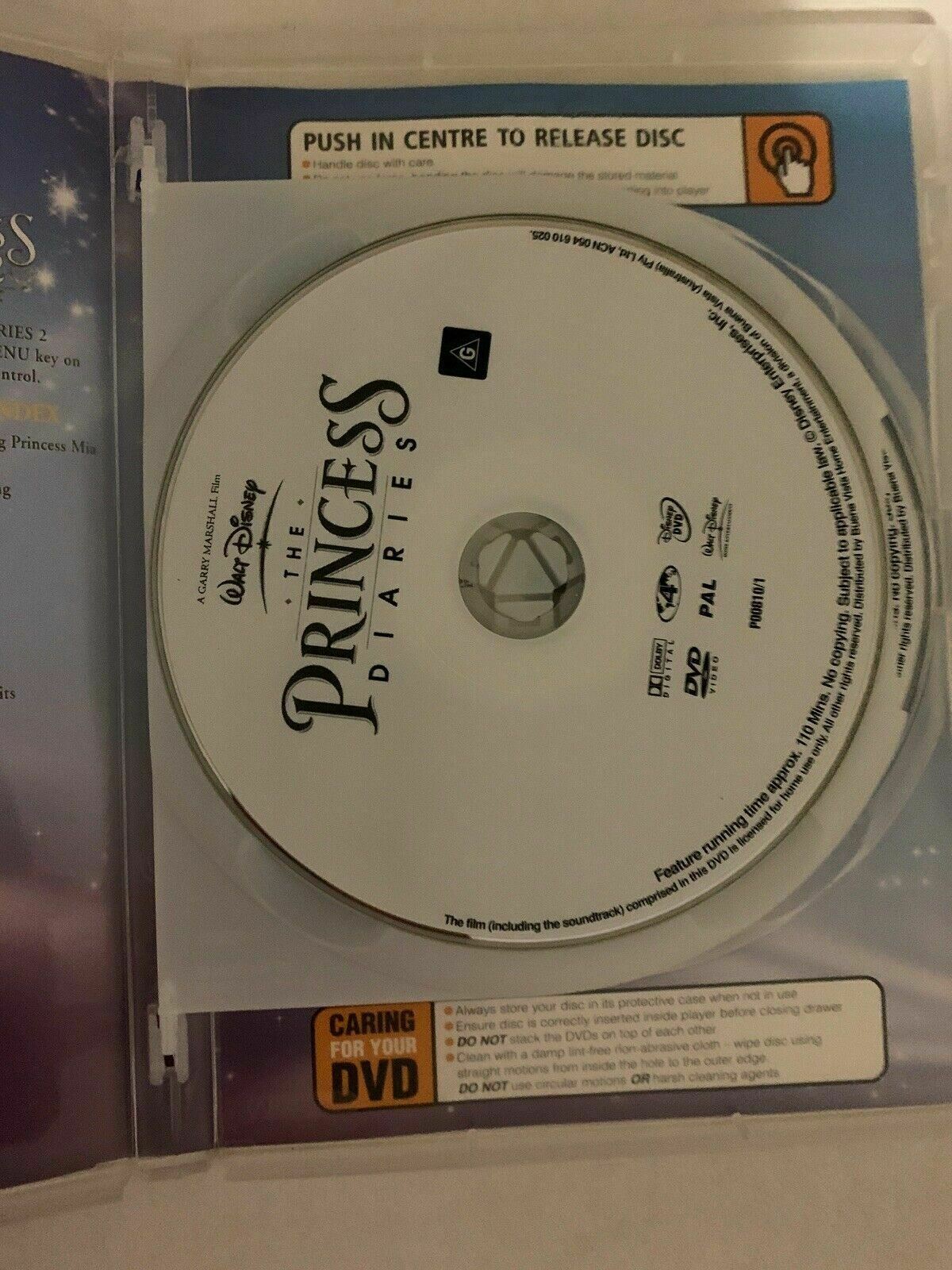 The Princess Diaries  / Princess Diaries 2 DVD Anne Hathaway. Region 4