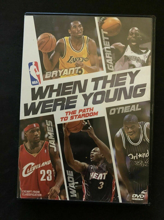 NBA - When They Were Young (DVD, 2012) Dwyane Wade, Kobe Bryant. Region 4