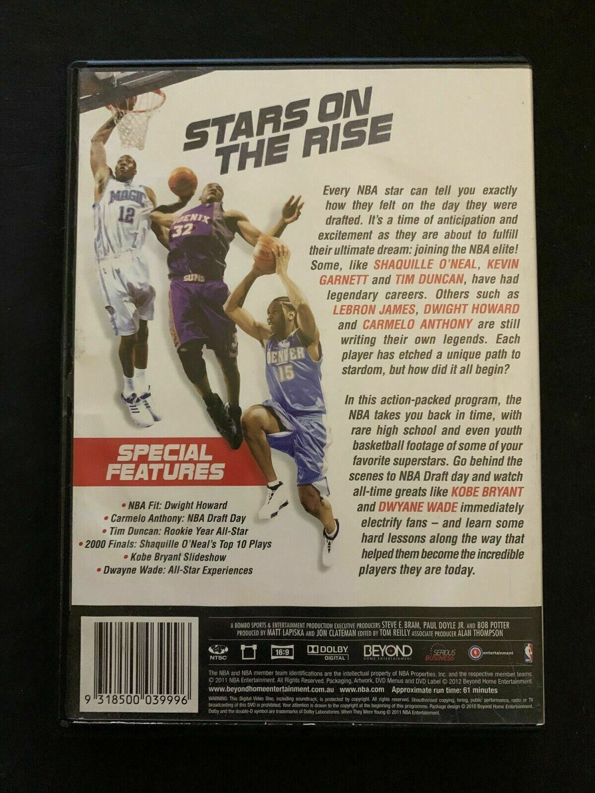 NBA - When They Were Young (DVD, 2012) Dwyane Wade, Kobe Bryant. Region 4