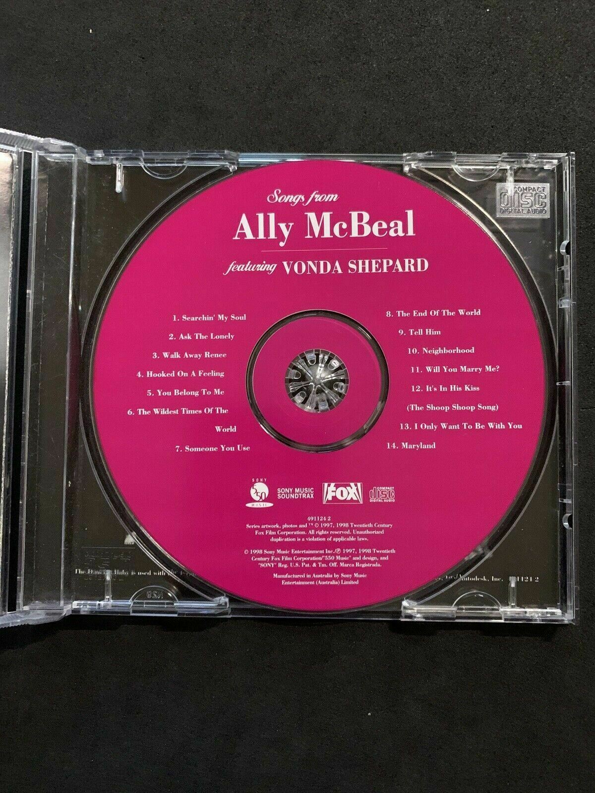 ALLY MCBEAL Soundtrack - Various & Vonda Shepard CD