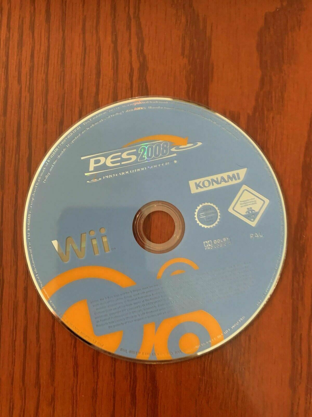 Pro Evolution Soccer 2008 (Nintendo Wii) PAL with Manual