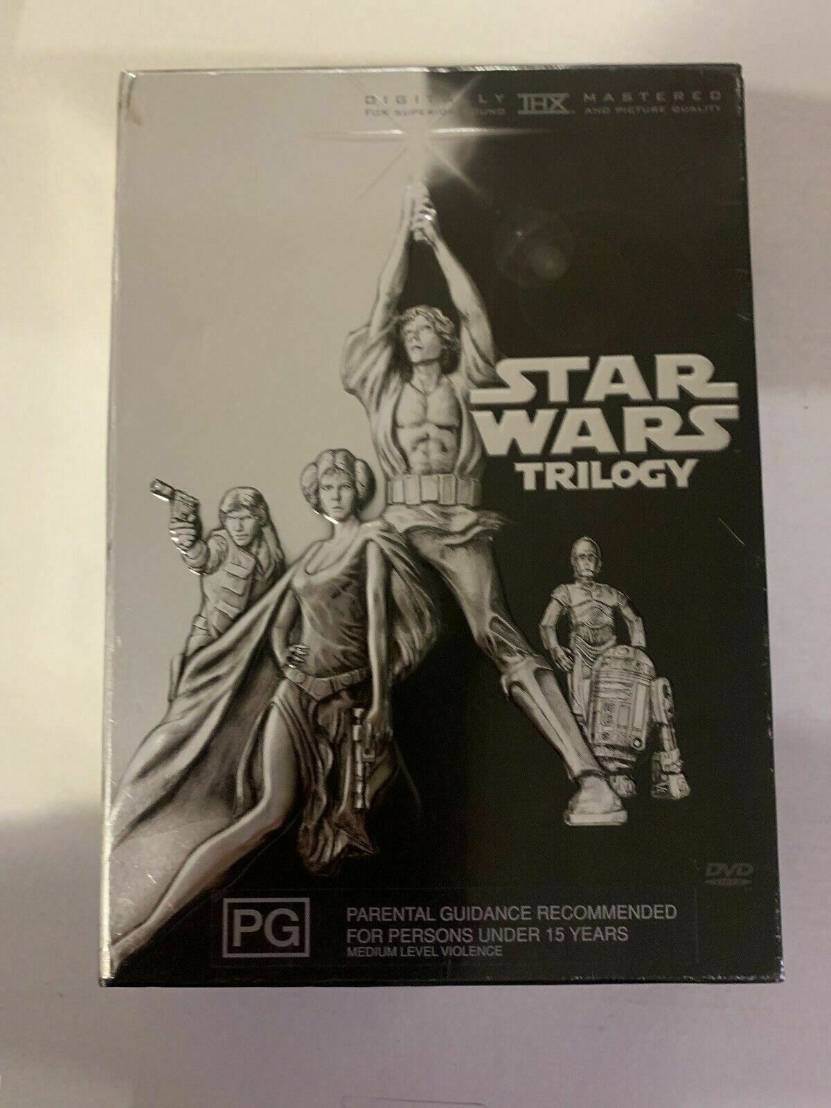Star Wars Trilogy Box Set With Bonus Material (DVD, 2004, 4-Disc