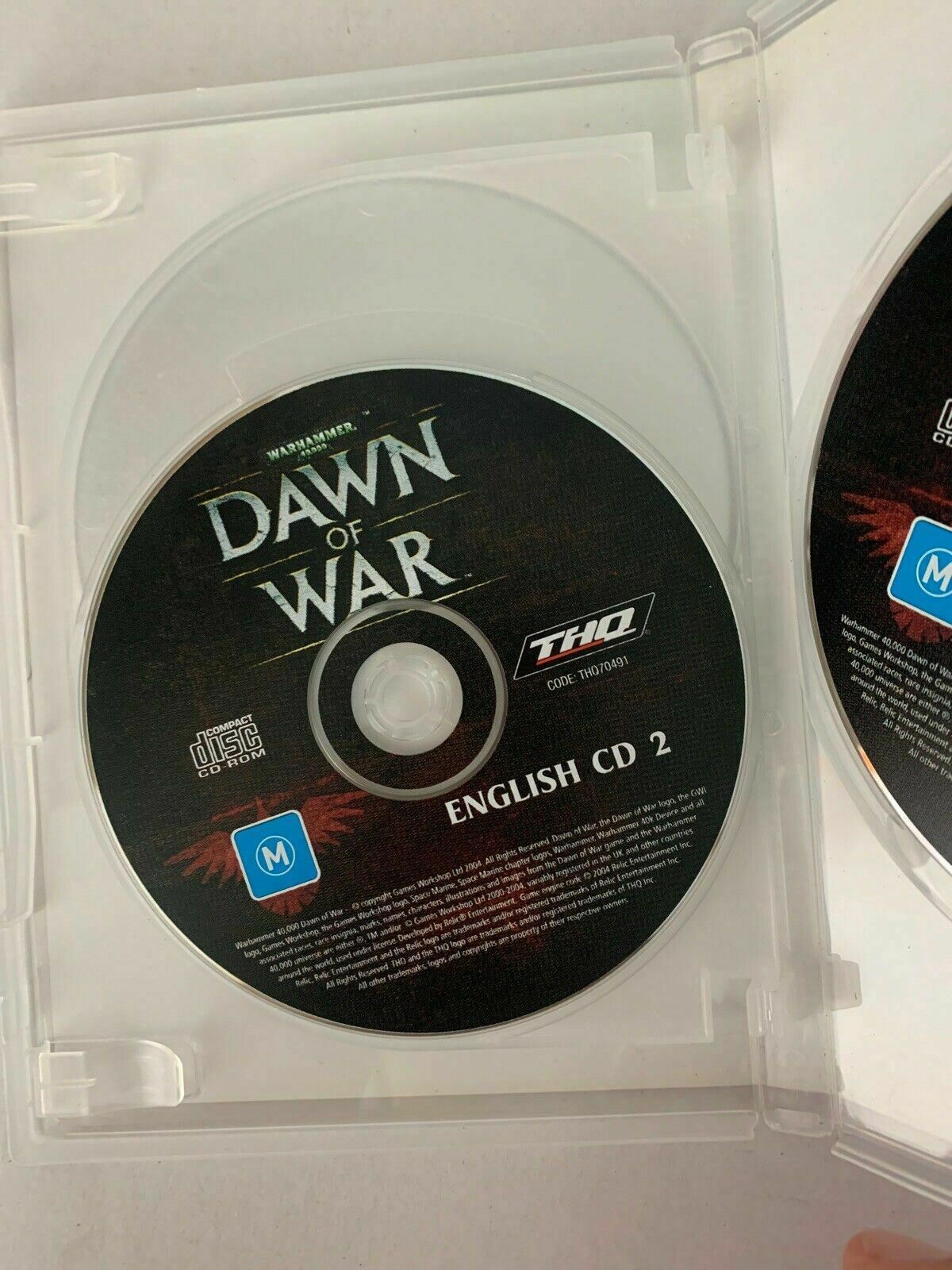 Warhammer 40,000 Dawn Of War - Game Of The Year PC CDROM (2004) With Manual