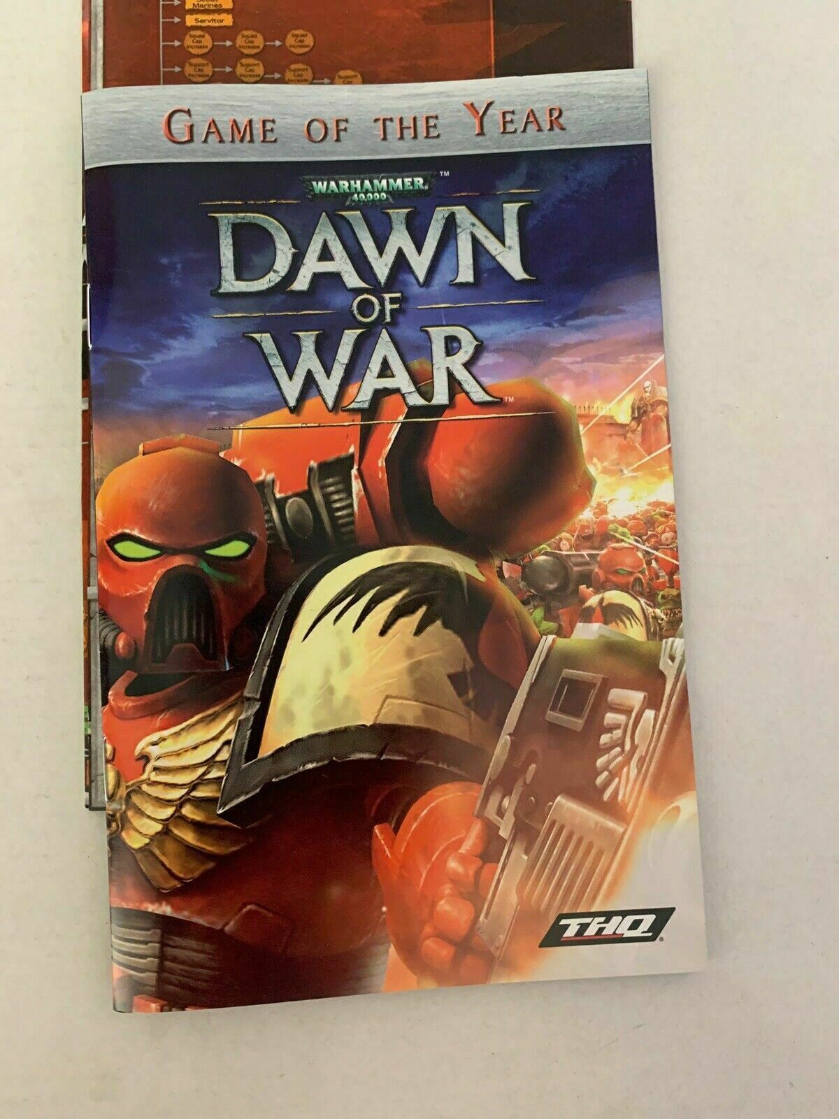 Warhammer 40,000 Dawn Of War - Game Of The Year PC CDROM (2004) With Manual